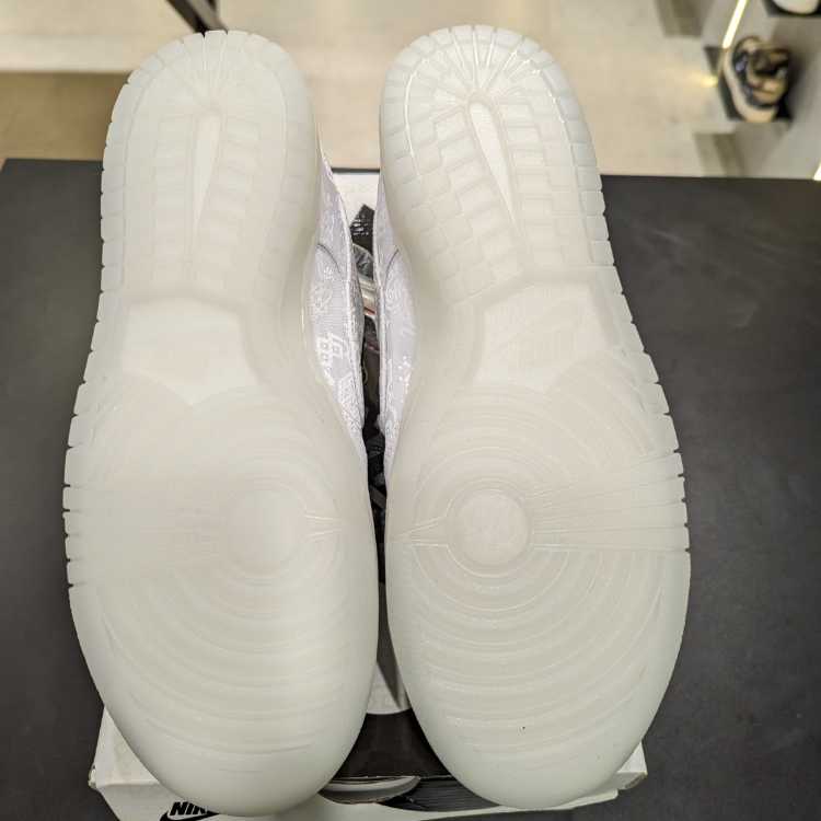 クロット × フラグメント × ナイキ ダンク ロー "ホワイト/ブラック" 26.5cm