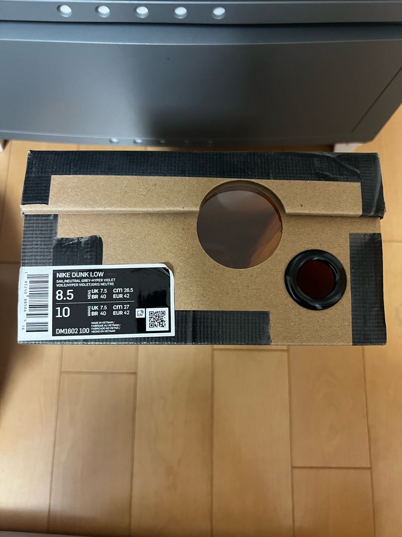 OFF-WHITE × Nike Dunk Low 1 Of 50 "21" Grey/White 26.5cm