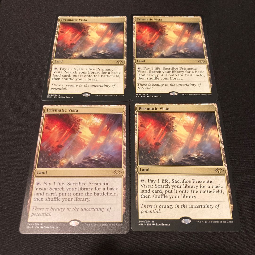 虹色の眺望 x4 mtg 1枚