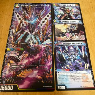 Ville de Terra, King of the Summit｜Volg Isolate 6th(Top) Miracles Z, Spirit of the Summit｜Volg Isolate 6th(Middle) Cyclita, Dragon Element of the Summit｜Volg Isolate 6th(Bottom) ⑤.