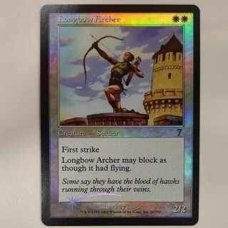 【7ED】foil 長弓兵【英】