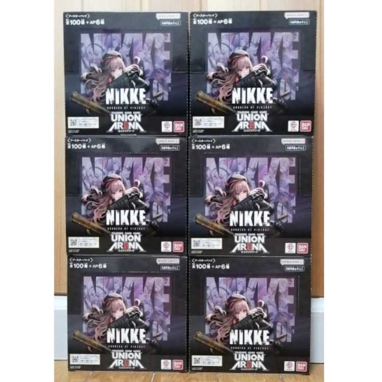 ブースターパック 勝利の女神:NIKKE 【UA18BT】未開封BOX 6BOX テープ付き