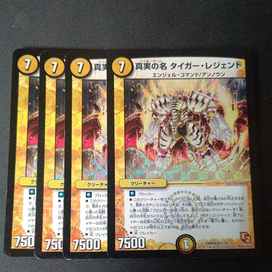 The True Name Tiger Legend VR 4-card set