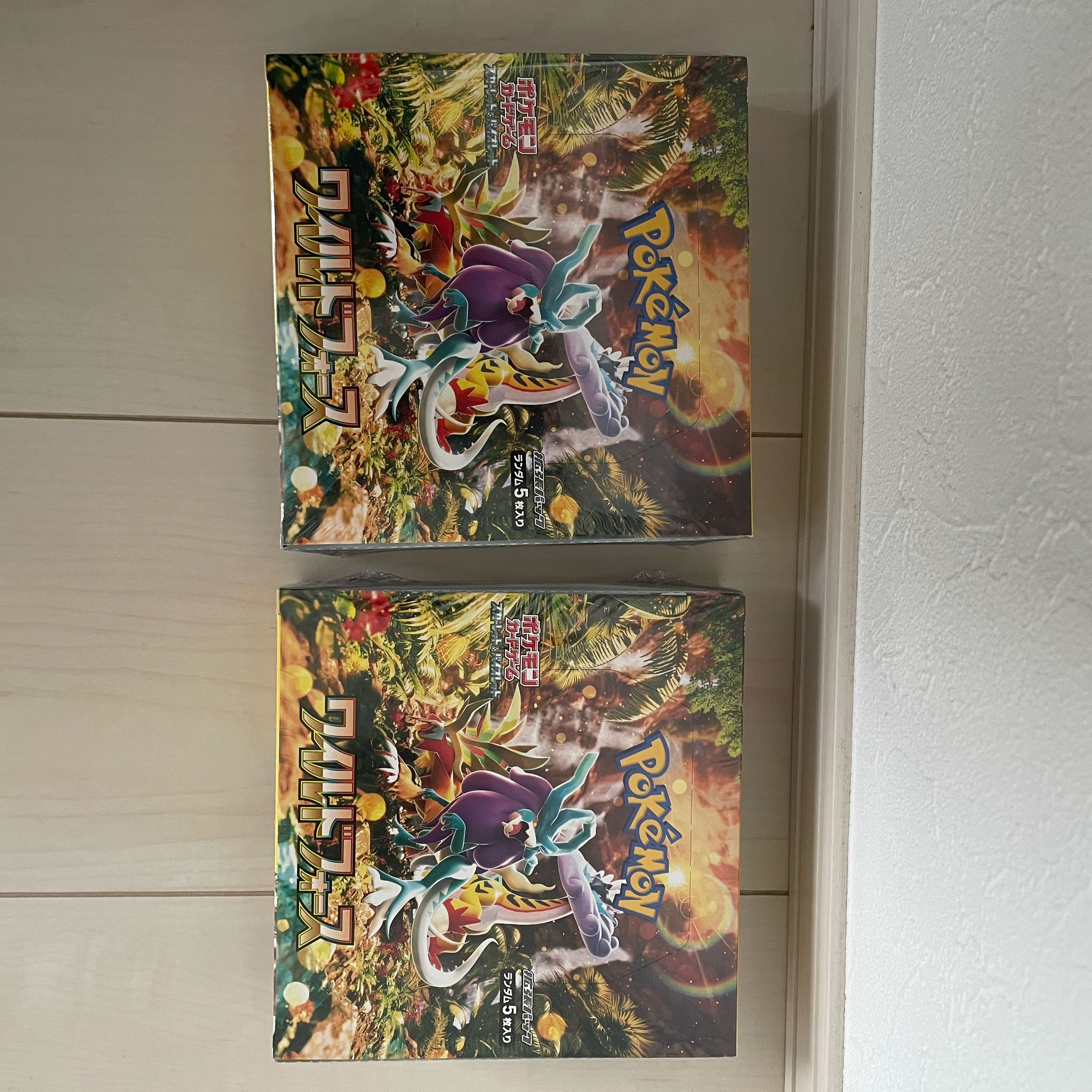 Pokémon Card Wild Riryoku 2BOX with Shrink 2BOX