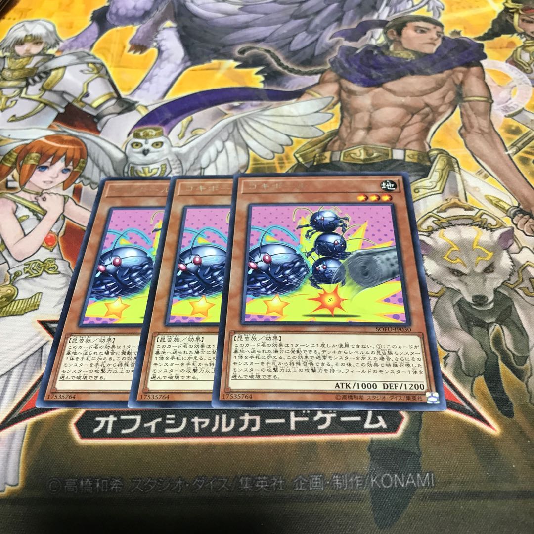 Lowest price! The early bird gets the worm! Gokipole Rare 3 pieces SOFU Control No. 11240 3枚