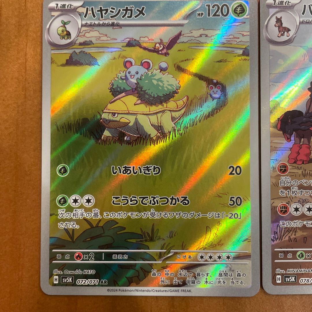 Grotle AR Mudsdale AR Pokémon Card