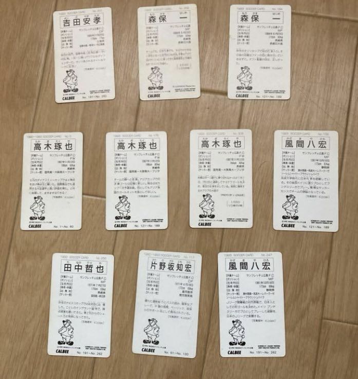 Jリーグカード　1993年代