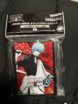 Gintama Union Arena Official Card Sleeve Sakata Gintoki