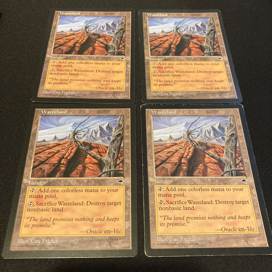 Wasteland x4 mtg
