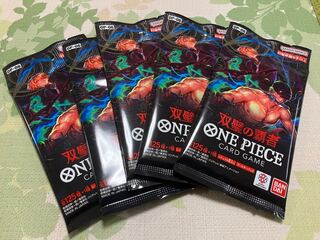 ワンピースカード　5パック　ブースターパック 双璧の覇者【OP-06】未開封パック OP-034