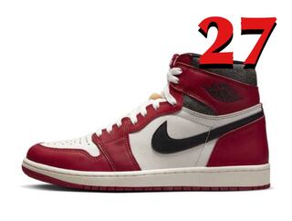Nike Air Jordan 1 High OG "Disappear&Found/Chicago" Varsity Red/Black/Sail/Muslin 27cm
