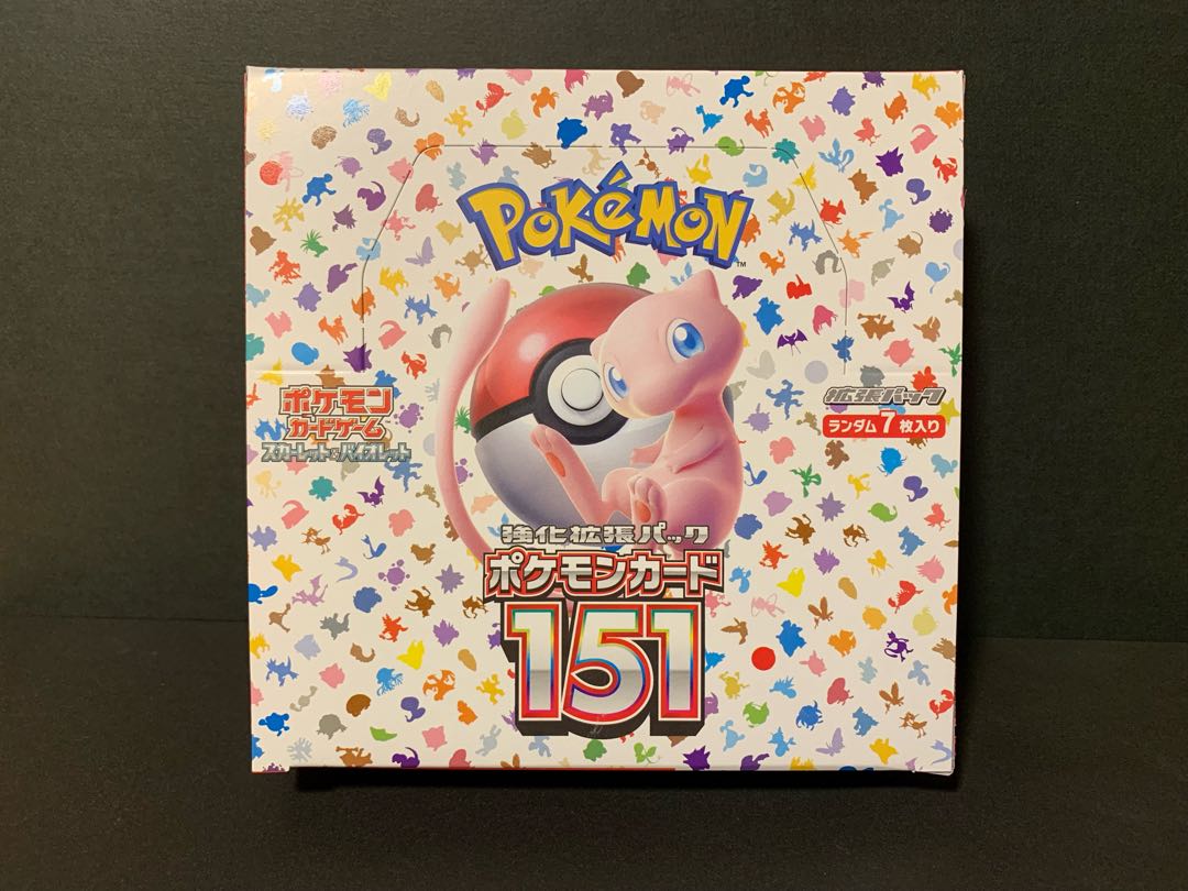 強化拡張パック「ポケモンカード151（イチゴーイチ）」 未開封BOX  1BOX