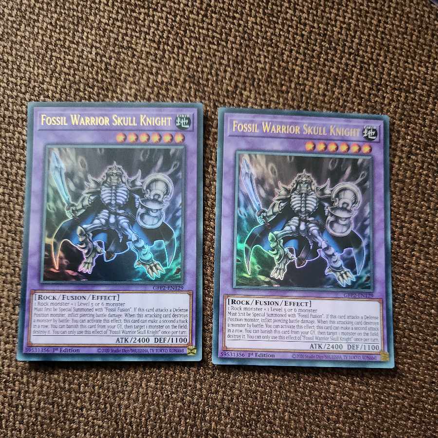 English version Mid Generation Fossil Knight Skull Knight Ultra