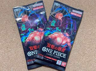 [Unopened 2 Packs]ONE PIECE CARD GAME: Twin Peaks Champion Pack