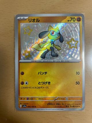 Pokémon Card RioluS