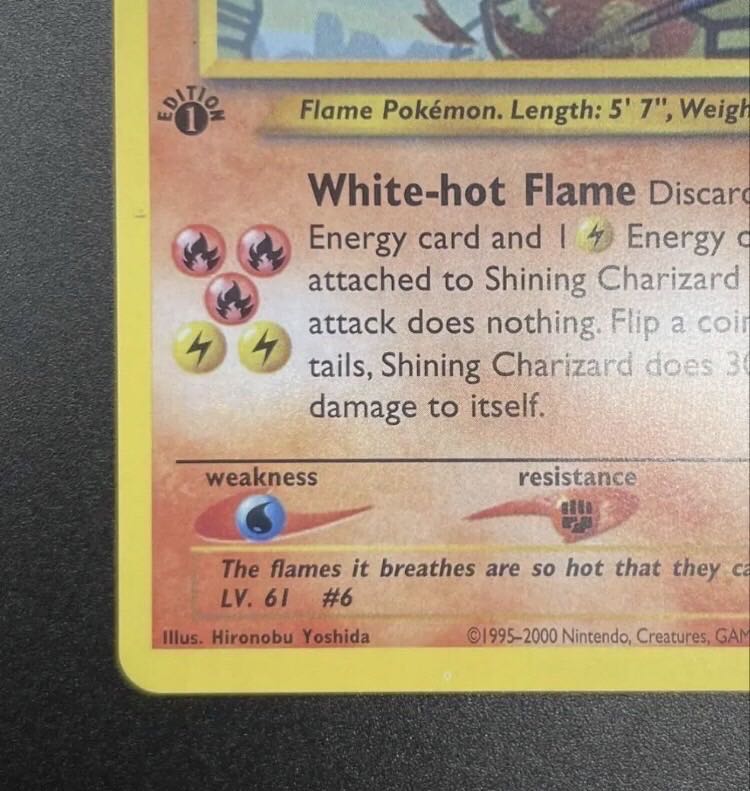 ポケモンカード　ひかるリザードン　shining charizard 1st Edition ED 英語　クリスタルタイプ　crystal type ルギア Lugia PSA BGS wjzva