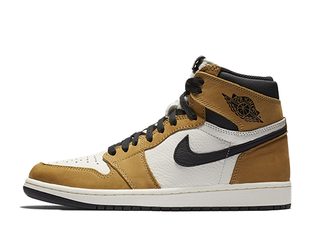 Nike Air Jordan 1 Retro High OG Rookie of the Year Gold Harvest/Black/Sail 26.5cm