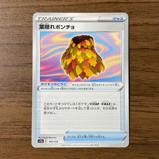 Poncho with hidden leaves 147/172