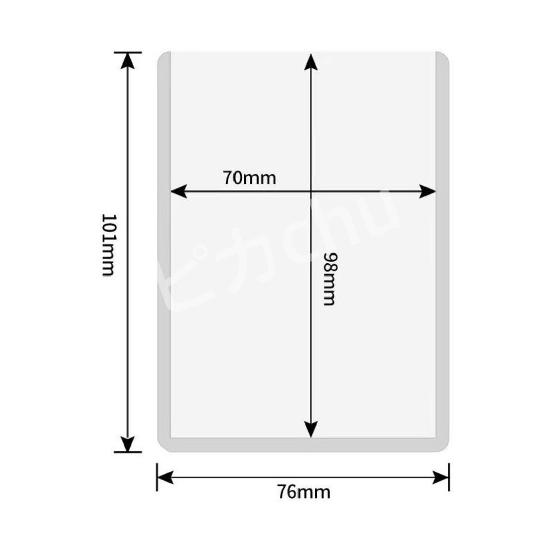 Top Loader Hard Sleeve Card Drawer 50 Hard Cases Trekkies