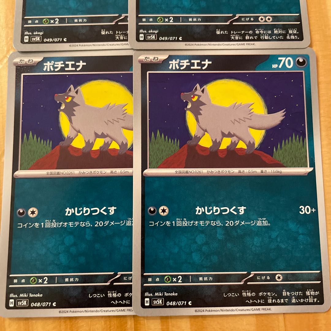 Mightyena Poochyena Pokemon Cards