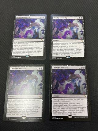 Dead Men Tell No Tales English 4-card set 4枚
