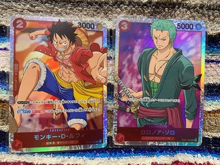 One Piece SR Romance Dawn Luffy Zoro Red Deck