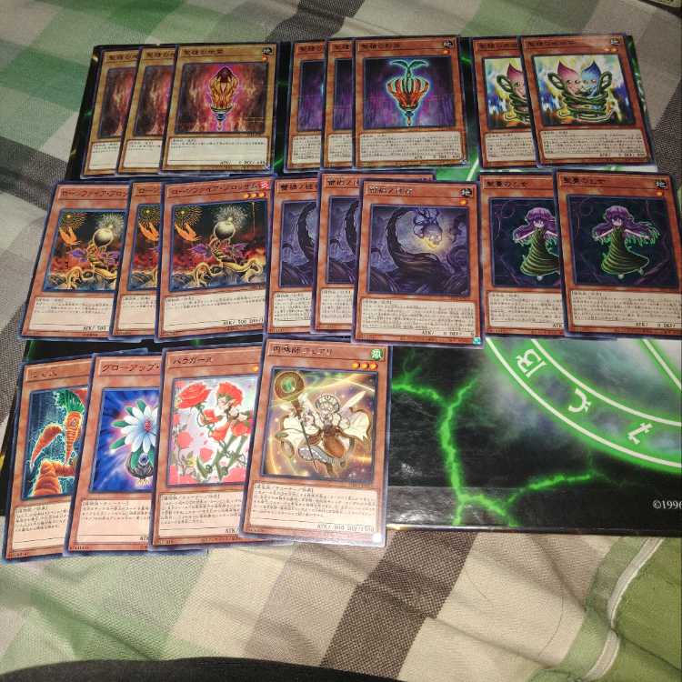 Deck parts, Botanical group, A row, R line, Yu-Gi-Oh!