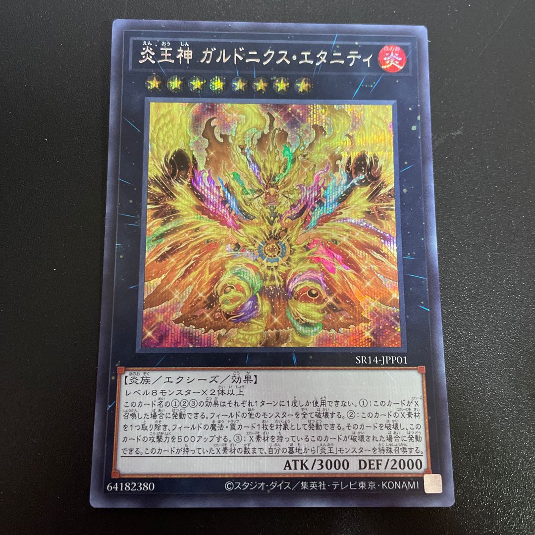 炎王神 ガルドニクス・エタニティ シークレットレア SR14-JPP01