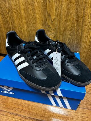 adidas Samba OG "Black White Gum" Core Black/Footwear White/Gum 29cm