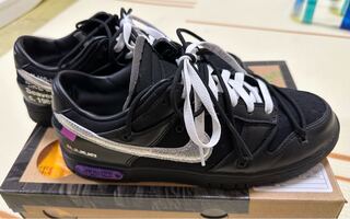 Off-White x Nike Dunk Low 1 OF 50 "Black 50" 27.5cm