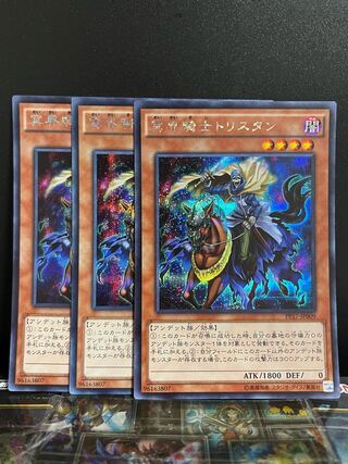 遊戯王スタジオ 8215 冥界騎士トリスタン シークレットレア JP009