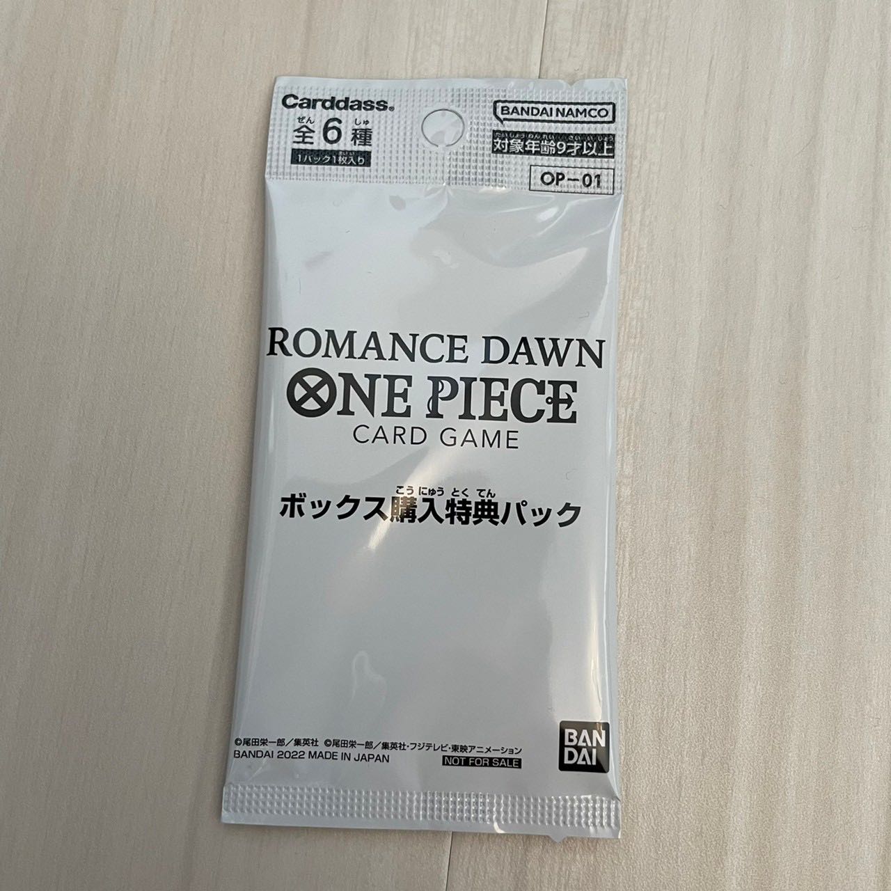 ONE PIECE One Piece Card Game Romance Dawn Box Purchase Bonus Pack 1パック