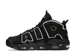 Nike Air More Uptempo Black/White-Black 26cm