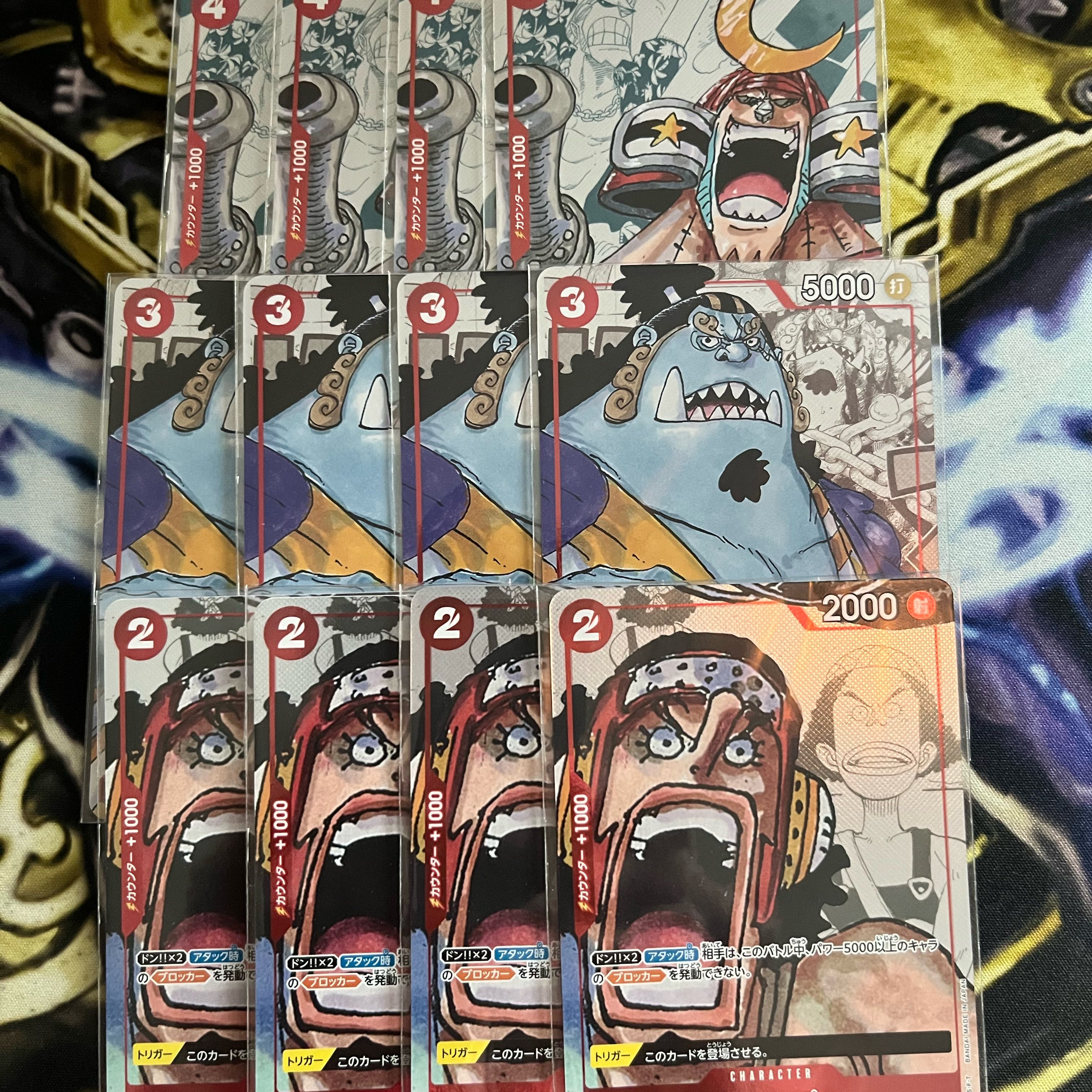 One Piece Card Usopp Frankie Jinbeh Promo Premium Card Collection 25th Anniversary Edition Unopened 4 each