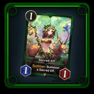 Spirit III When summoned: add 3 Elves of the Sanctuary to your hand.