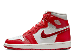 Nike Wmns Air Jordan 1 Retro High Og "Newstalgia" Light Iron Ore/Varsity Red-Sail 28cm