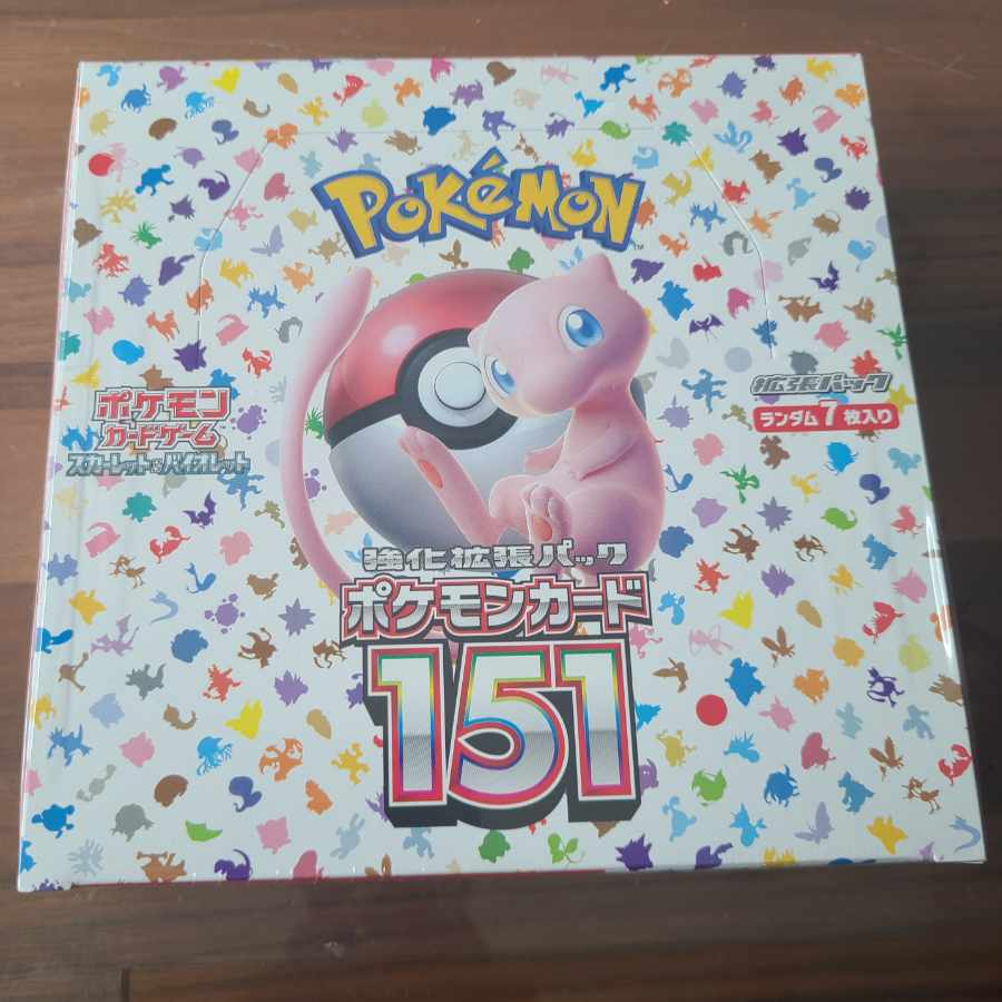 強化拡張パック「ポケモンカード151（イチゴーイチ）」 未開封BOX  1BOX