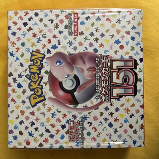 強化拡張パック「ポケモンカード151（イチゴーイチ）」 未開封BOX  1BOX