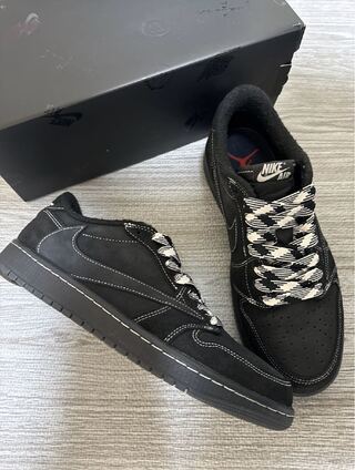 Travis Scott x Nike Air Jordan 1 Low OG "Black/Phantom" 27cm