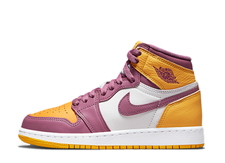Nike Air Jordan 1 Retro High Og "Brotherhood" University Gold/Light Bordeaux-White 23cm