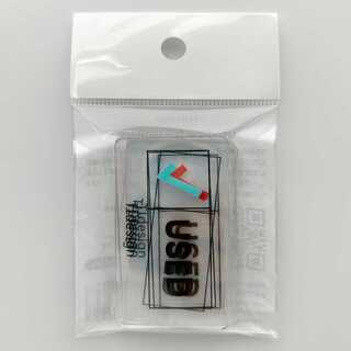 TTdesign USED marker - square 63x35x2(mm) 4pcs [for trading cards - Clear marker for action end mark].