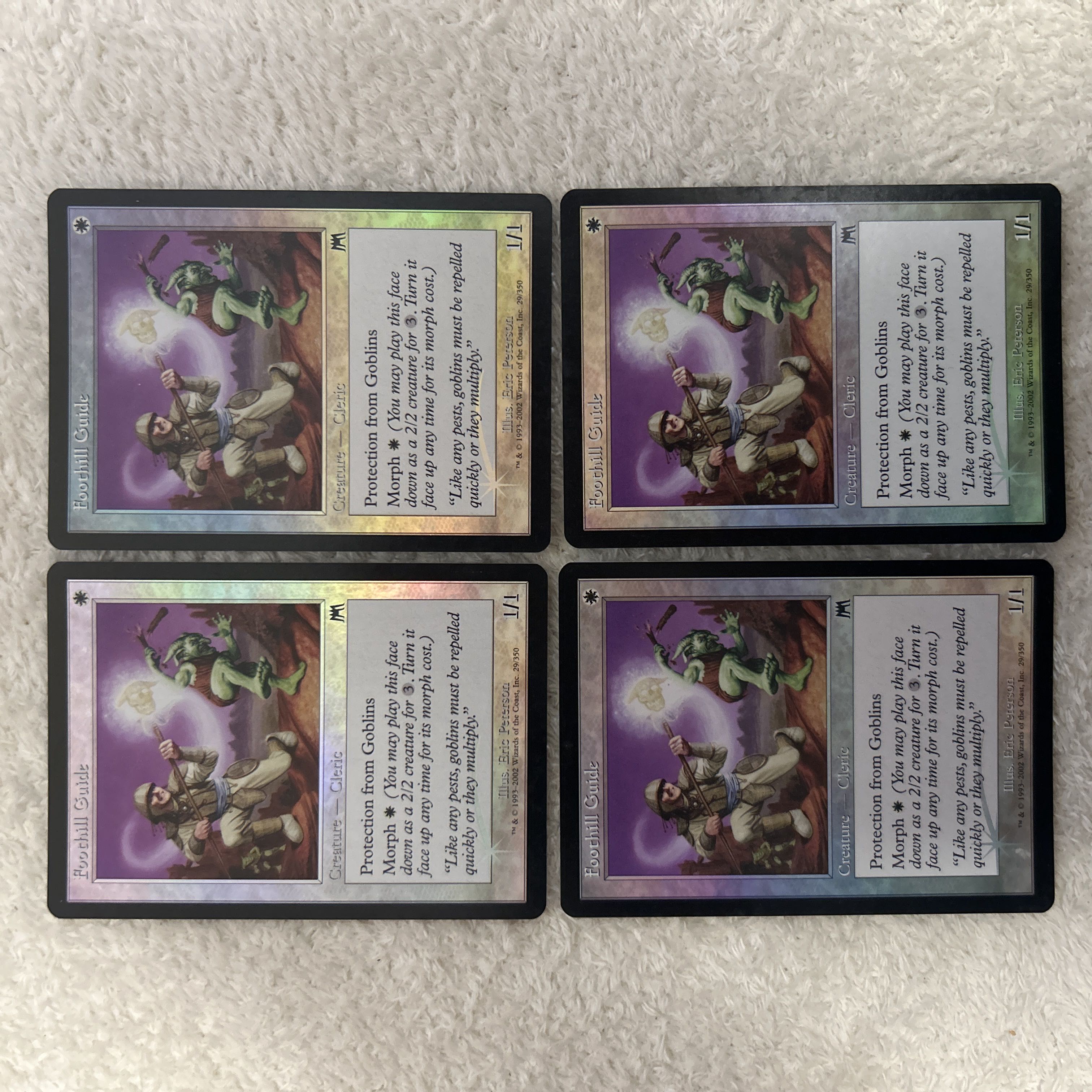 4 [Foil] "Foothill Guide/Foothill Guide" [ONS] White C