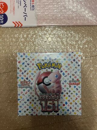 Enhanced Expansion Pack "Pokémon Card 151 (Ichigoichi)" Unopened box 1BOX