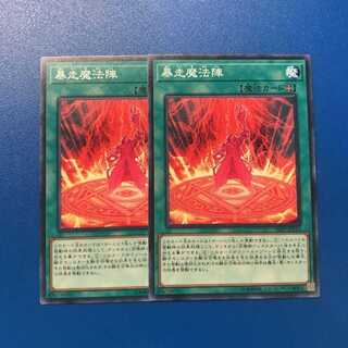 遊戯王　暴走魔法陣　ノーマル　2枚