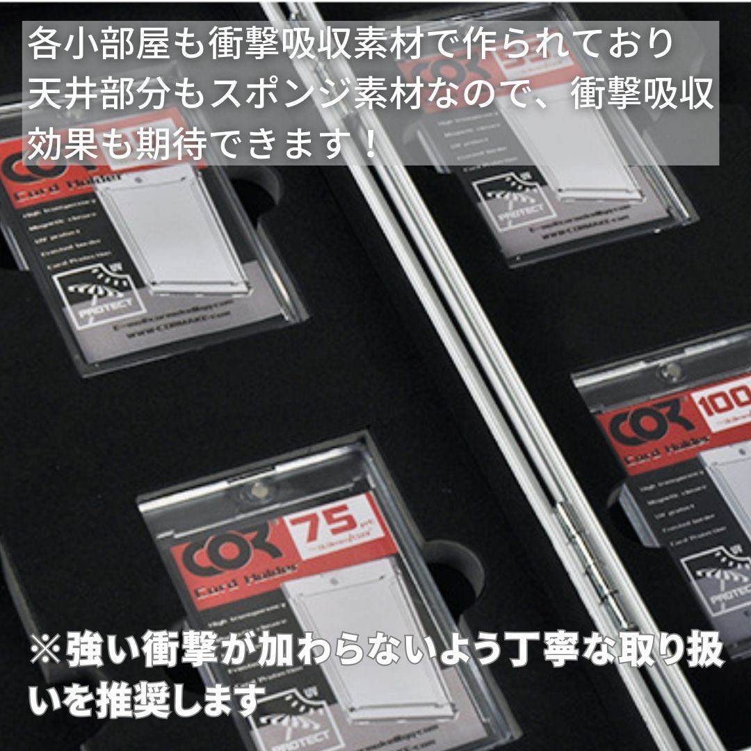 Free shipping】psa attaché case for 16 cards, double bottom, Pokémon cards. 16枚