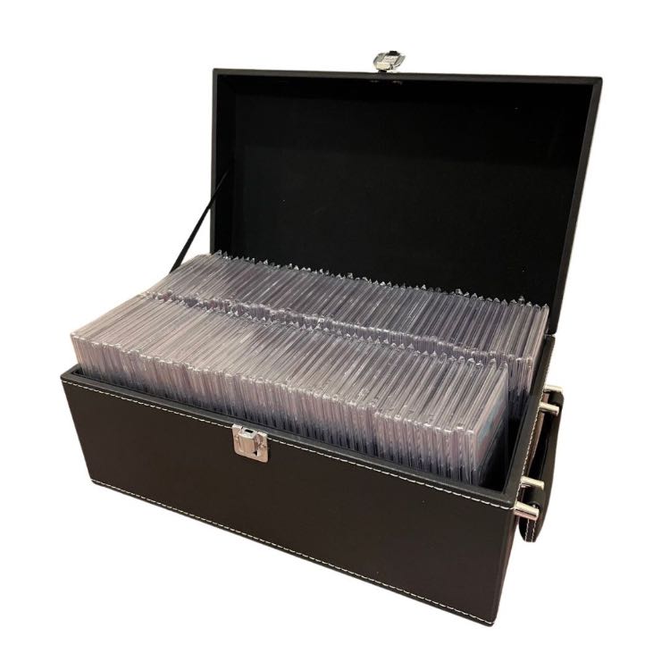 Free Shipping] Vintage Style PSA Storage Box for Cards, BGS Appraisals, Case Holds 108 Cards