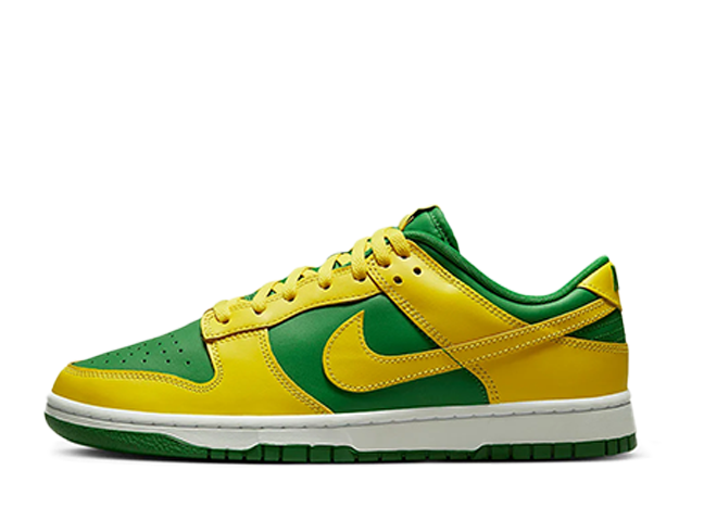 Nike Dunk Low "Reverse Brazil" Apple Green/Yellow Strike/White_. 28.5cm