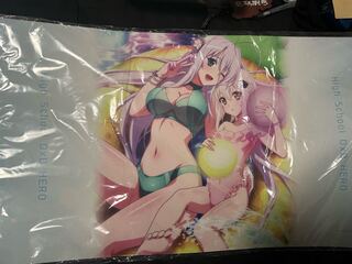 High School DxD HERO Rubber Mat Rosweisse & Koneko