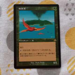 極楽鳥　旧枠版 1枚