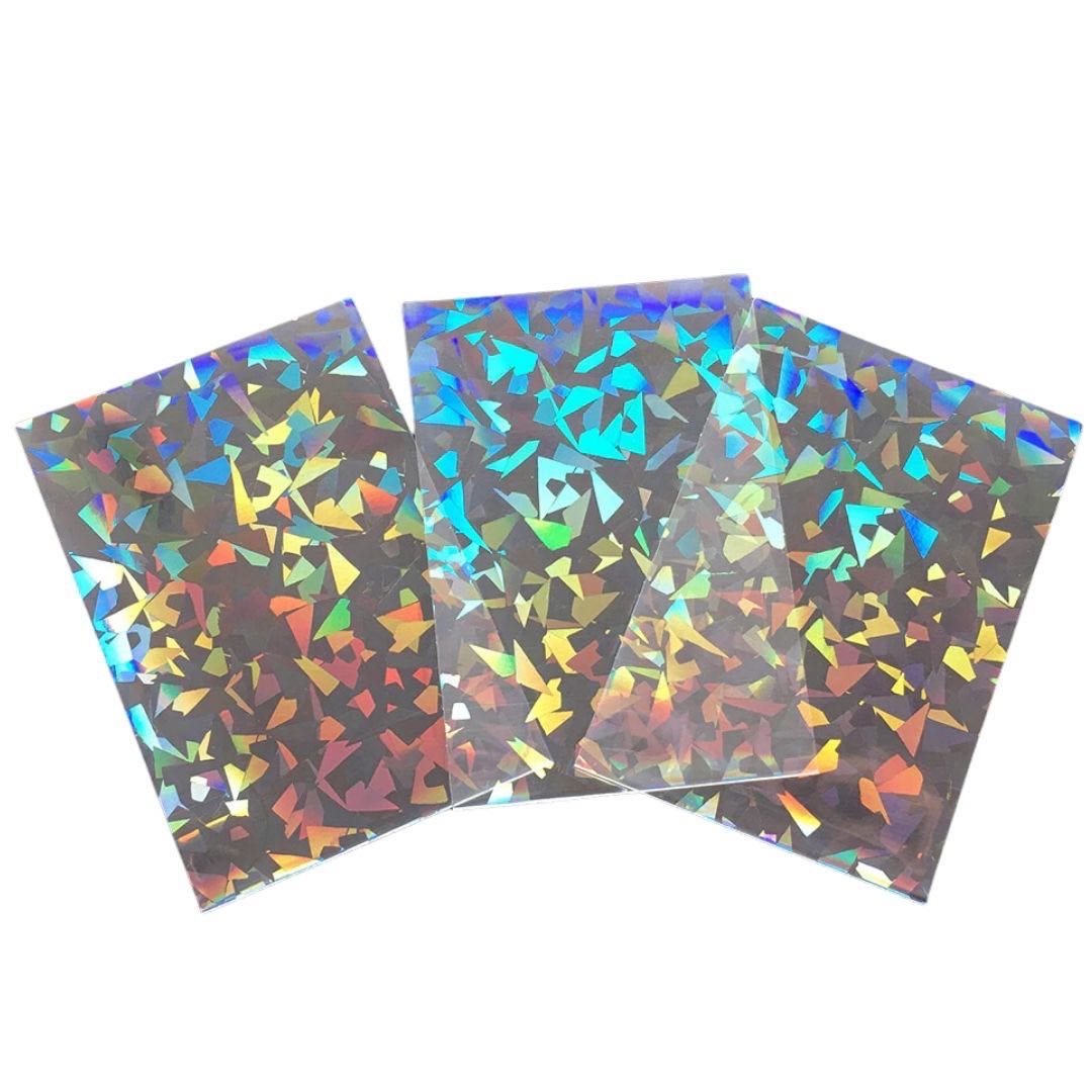 Free Shipping] Card Sleeve Hologram 50 card set Inner Sleeve Pokémon Card Protection Card Drawder